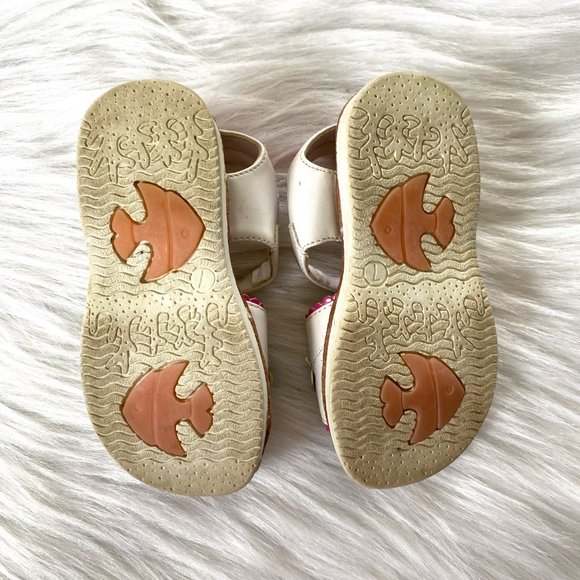 Rachel Shoes Little Girls Butterfly Sandals Sz 7 - Picture 5 of 5